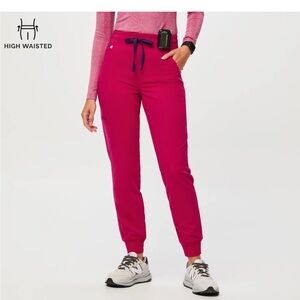 High Waisted Zamora Jogger Scrub Pants
